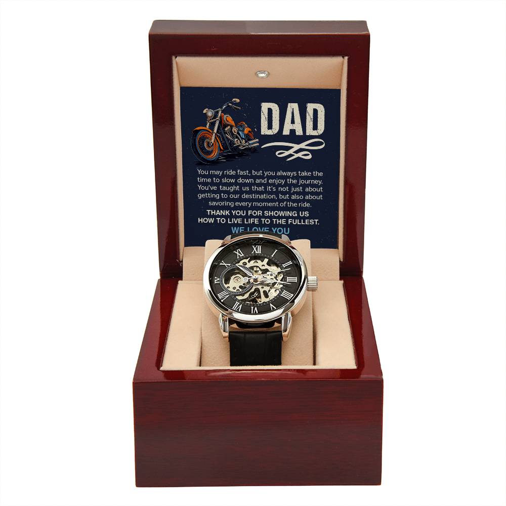 Openwork Watch- to my dad