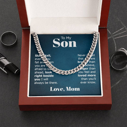 Cuban Link Chain- to my son