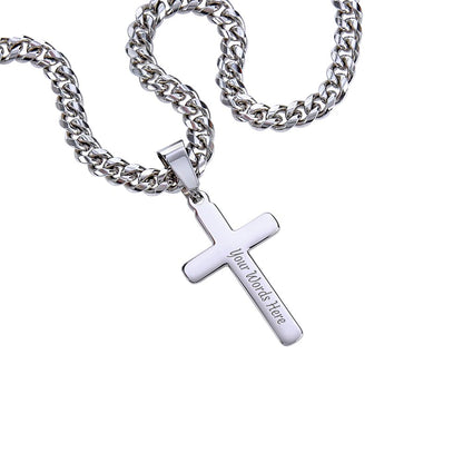 Artisan Cross Necklace- to my grandson