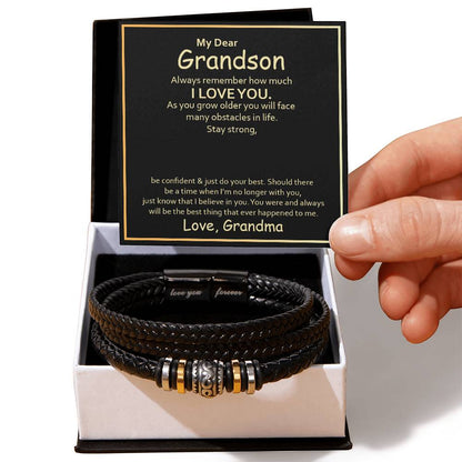 &quot;Love You Forever&quot; Bracelet -to my grandson