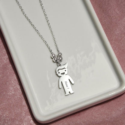 To My Son - Kid Charm Necklace (w/MC)