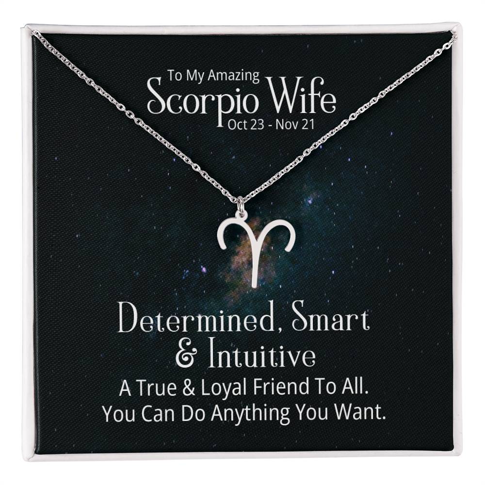 Zodiac  Necklace- to my wife