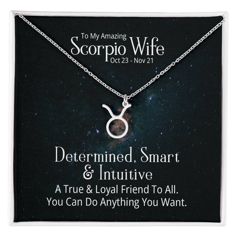 Zodiac  Necklace- to my wife