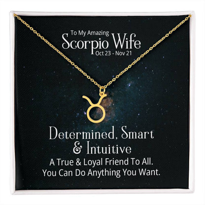 Zodiac  Necklace- to my wife