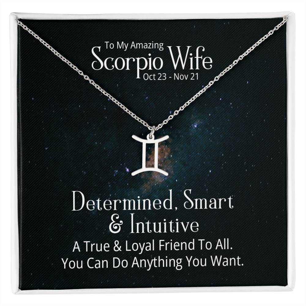 Zodiac  Necklace- to my wife