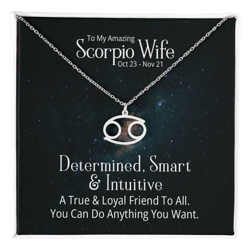 Zodiac  Necklace- to my wife