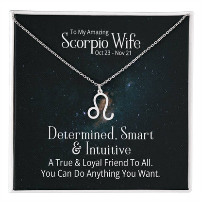 Zodiac  Necklace- to my wife