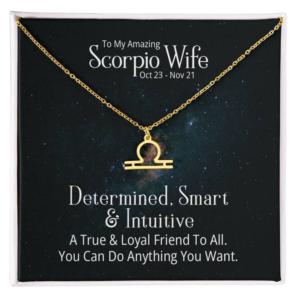 Zodiac  Necklace- to my wife