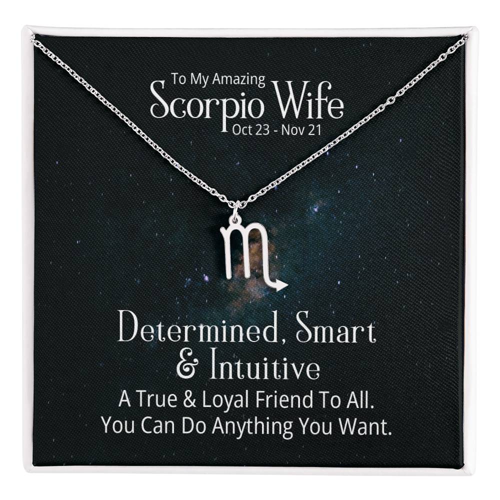 Zodiac  Necklace- to my wife