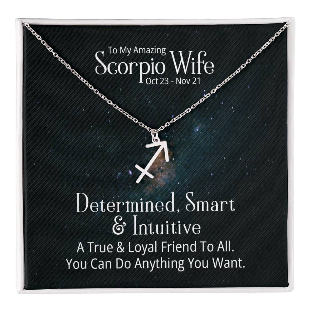 Zodiac  Necklace- to my wife