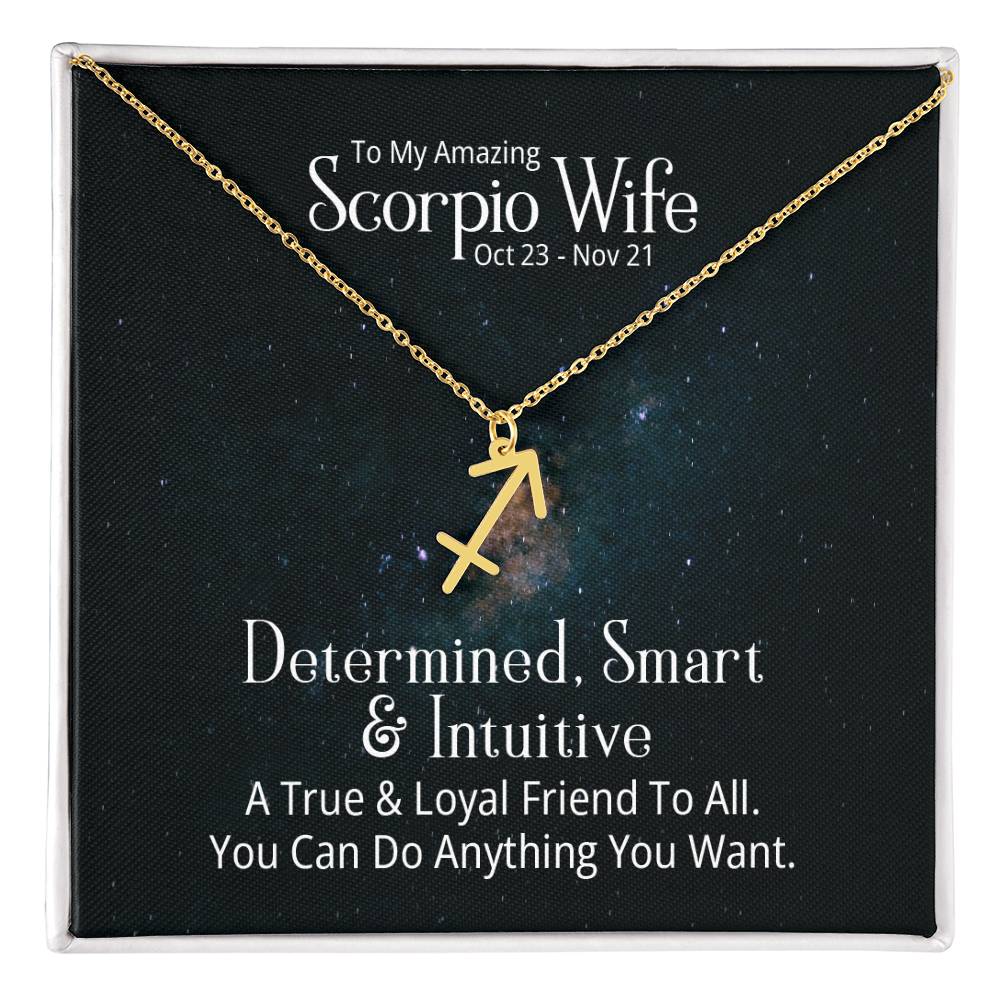 Zodiac  Necklace- to my wife