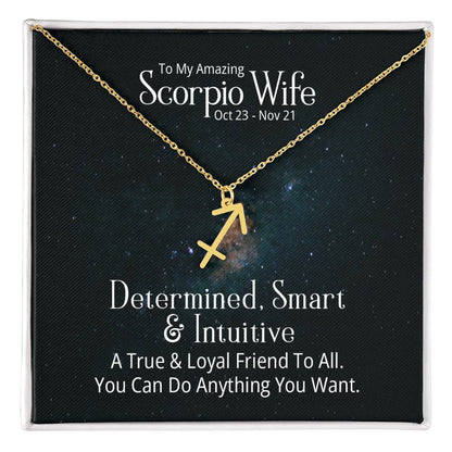 Zodiac  Necklace- to my wife