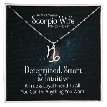 Zodiac  Necklace- to my wife