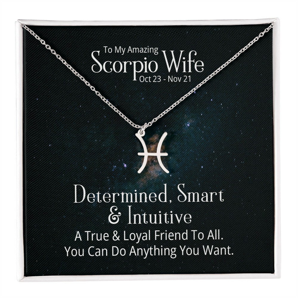 Zodiac  Necklace- to my wife